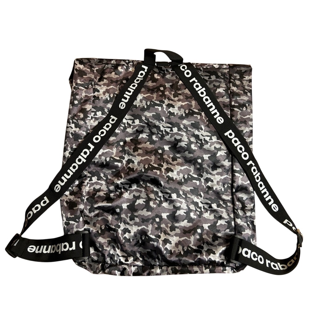 Paco Rabanne Camo‎ Backpack Fashion Bag Designer Print Rucksack